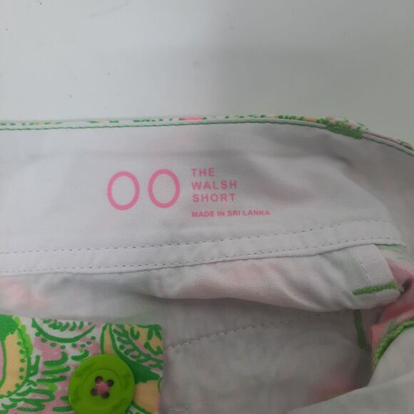 Lilly Pulitzer The Walsh Short Hot Wings Flamingo Size 00 - Picture 5 of 8
